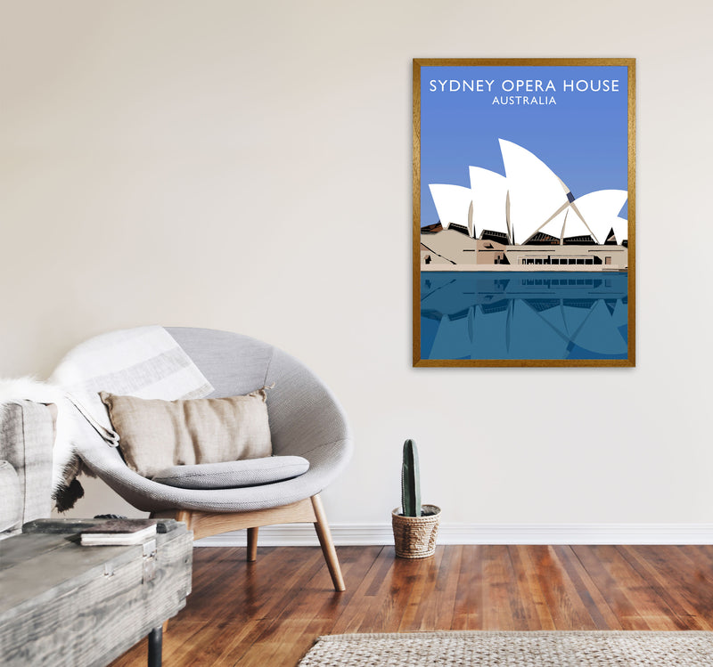 Sydney Opera House Australia Digital Art Print by Richard O'Neill A1 Print Only
