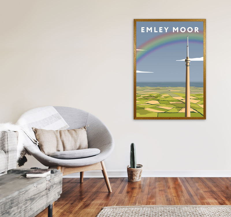 Emley Moor Portrait by Richard O'Neill A1 Print Only