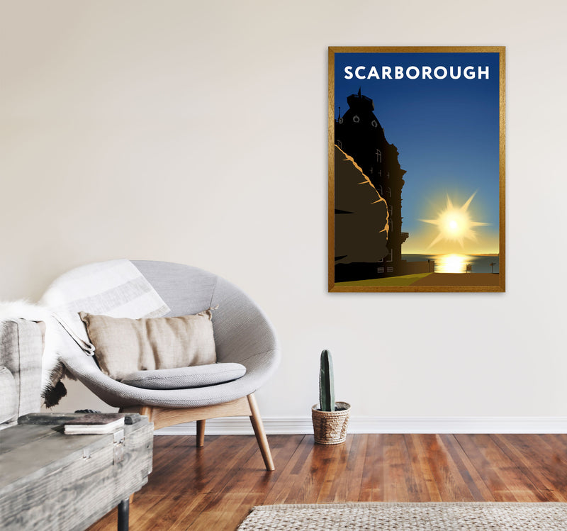 Scarborough Sunrise Portrait by Richard O'Neill A1 Print Only