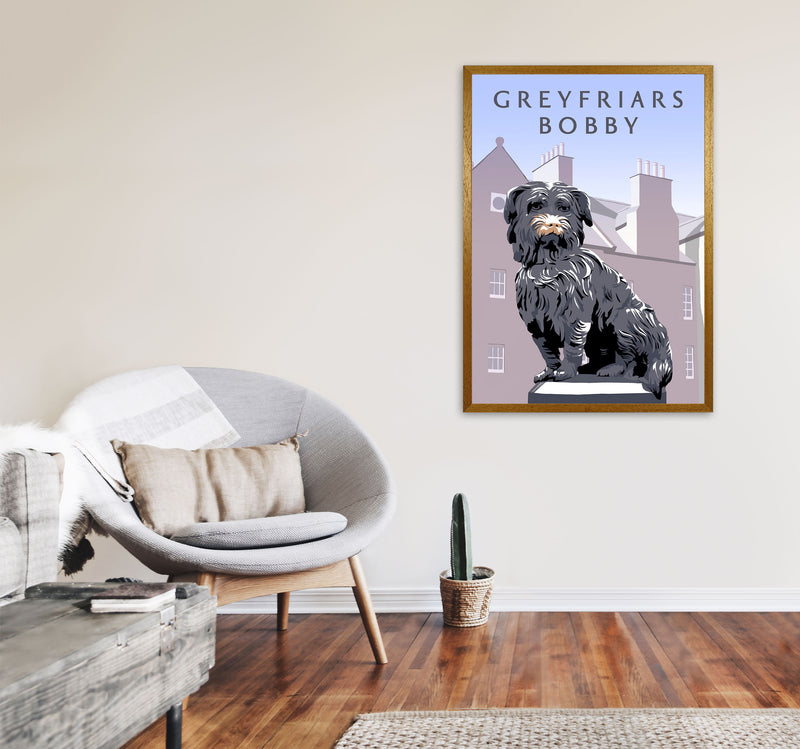 Greyfriars Bobby Portrait by Richard O'Neill A1 Print Only