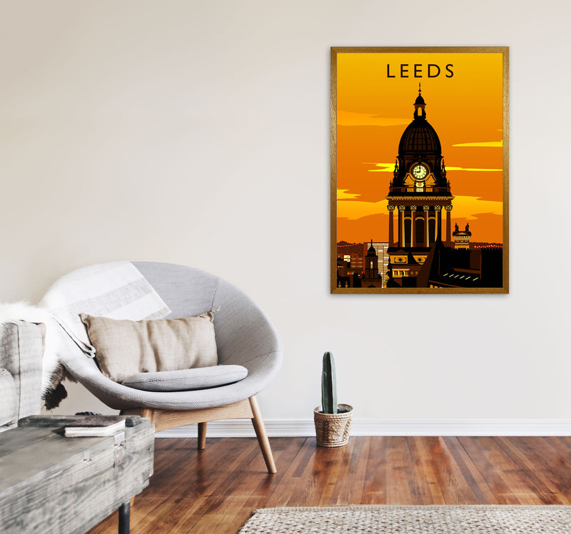 Leeds 2 portrait by Richard O'Neill A1 Print Only