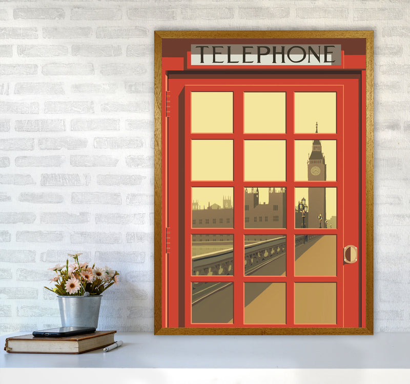 London Telephone Box 5 by Richard O'Neill A1 Print Only