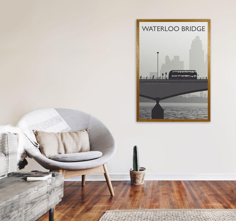 Waterloo Bridge portrait by Richard O'Neill A1 Print Only