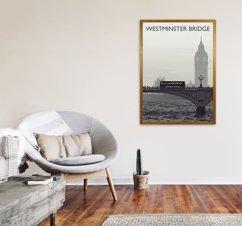 Westminster Bridge portrait by Richard O'Neill A1 Print Only