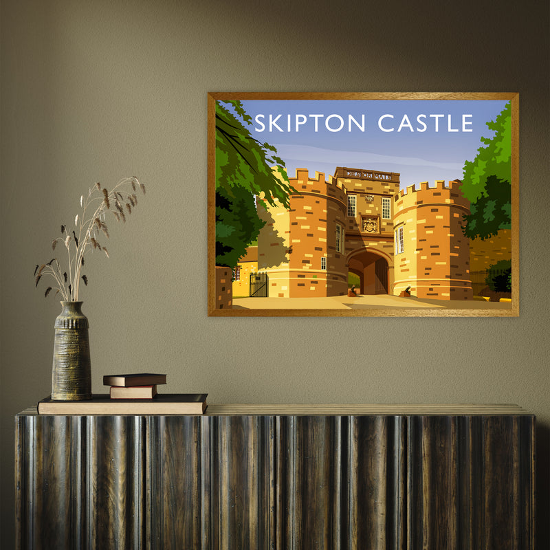 Skipton Castle by Richard O'Neill A1 Oak Frame