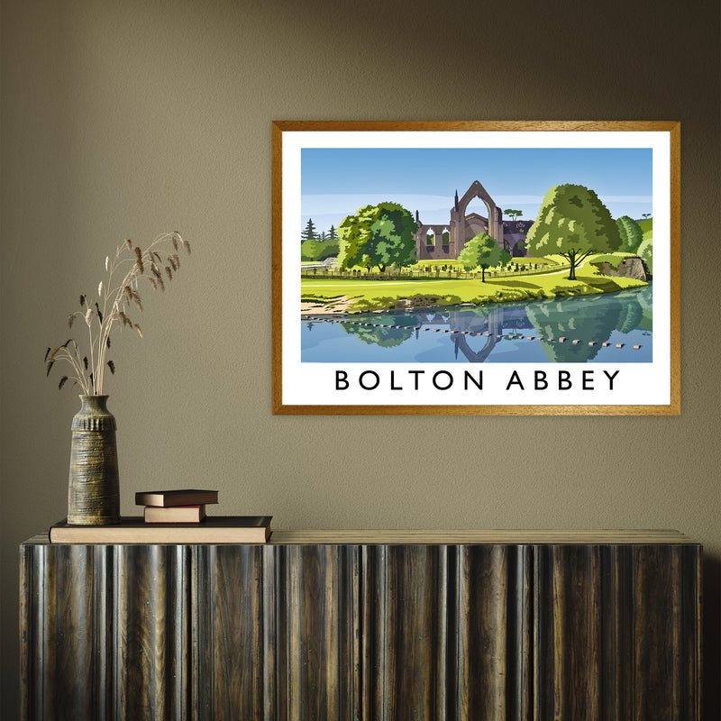 Bolton Abbey by Richard O'Neill A1 Oak Frame