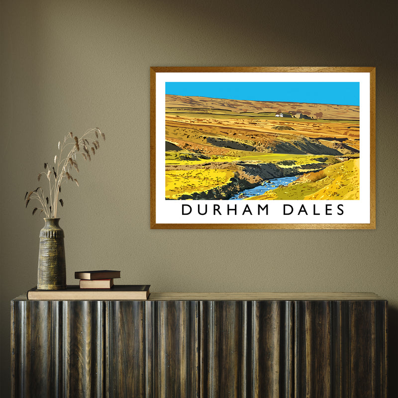 Durham Dales by Richard O'Neill A1 Oak Frame