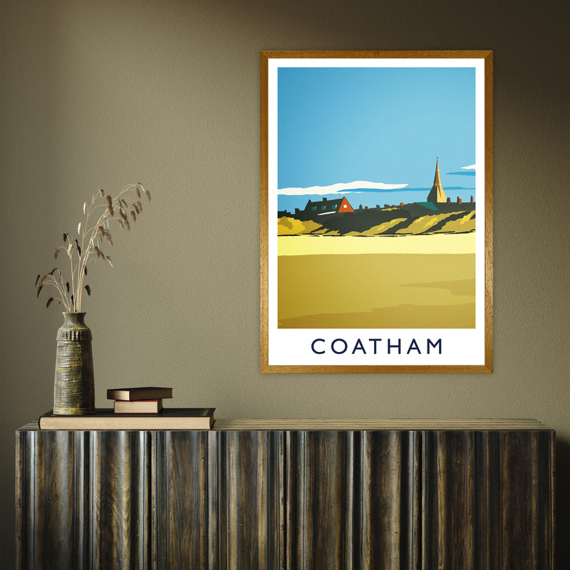 Coatham portrait by Richard O'Neill A1 Oak Frame