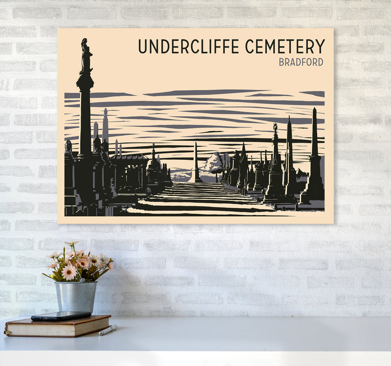 Undercliffe Cemetery copy Travel Art Print by Richard O'Neill A1 Black Frame