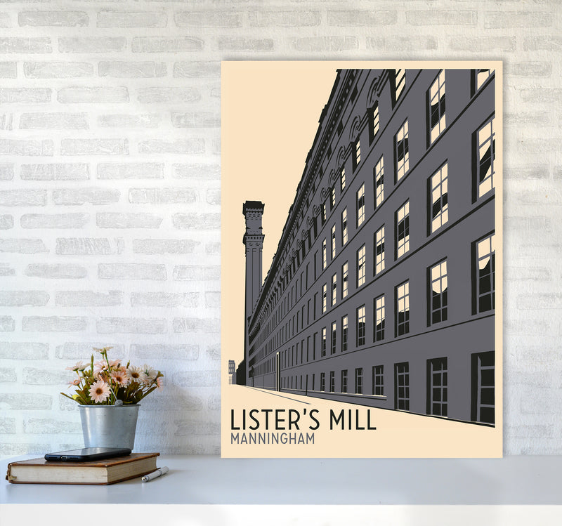 Lister's Mill, Manningham Travel Art Print by Richard O'Neill A1 Black Frame
