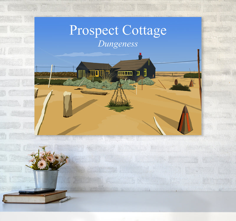 Prospect Cottage Travel Art Print by Richard O'Neill A1 Black Frame