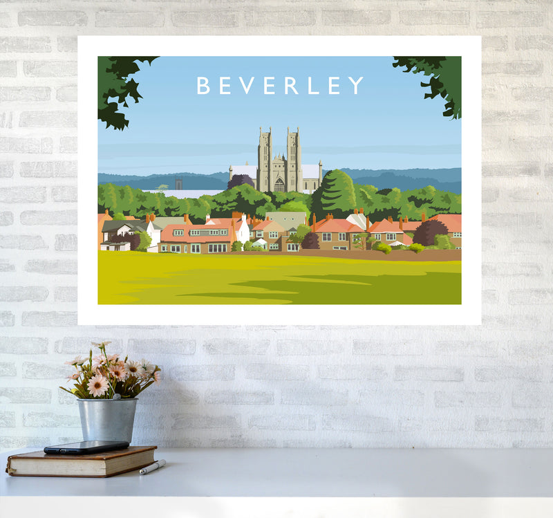 Beverley 3 Travel Art Print by Richard O'Neill A1 Black Frame