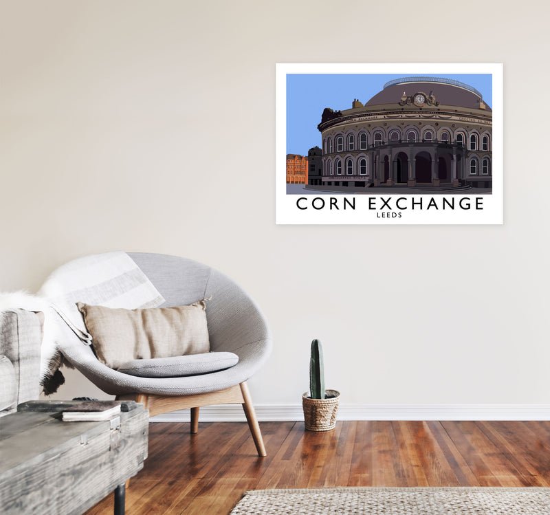 Corn Exchange by Richard O'Neill A1 Black Frame