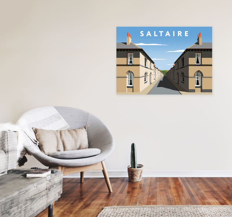 Saltaire by Richard O'Neill A1 Black Frame