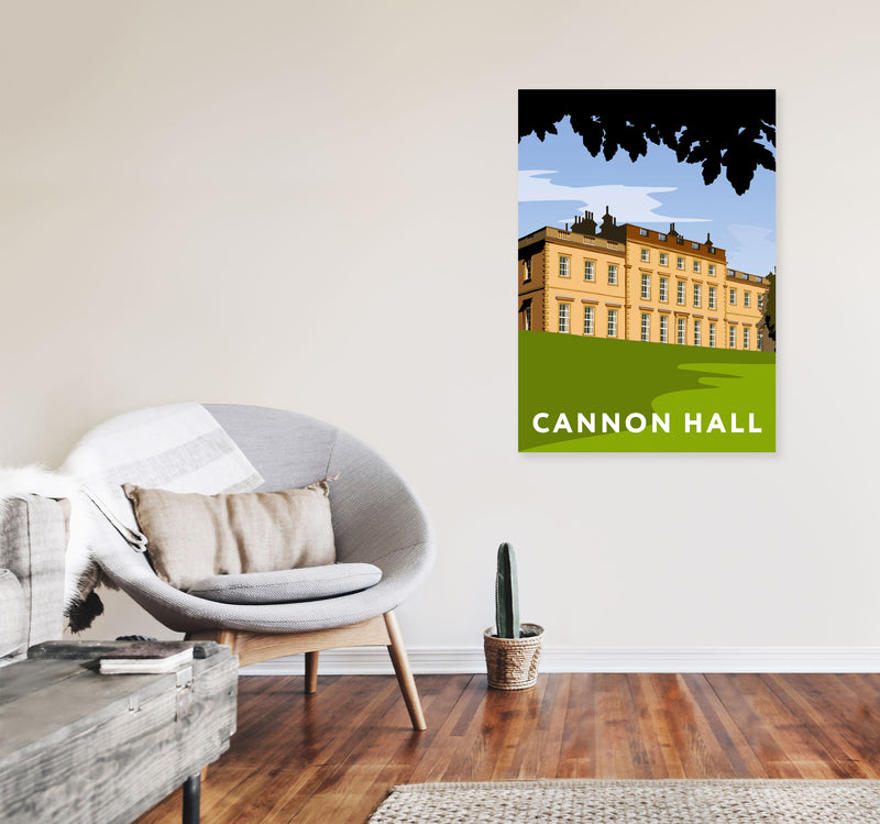Cannon Hall Portrait by Richard O'Neill A1 Black Frame