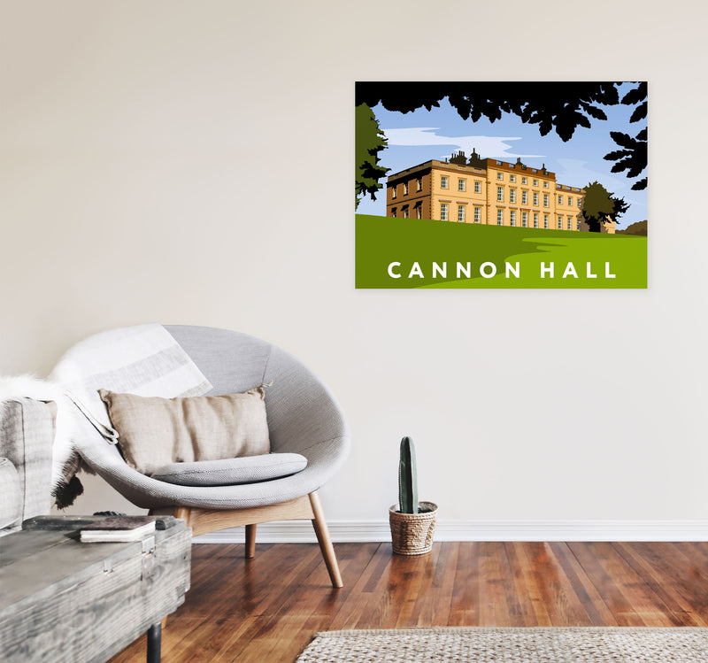 Cannon Hall by Richard O'Neill A1 Black Frame