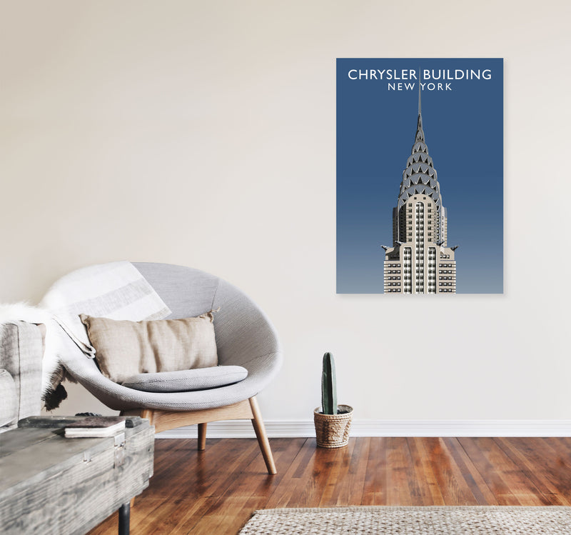 Chrysler Building by Richard O'Neill A1 Black Frame