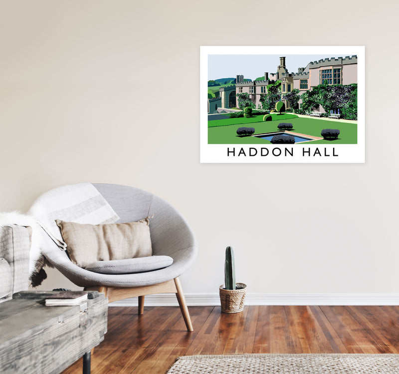Haddon Hall 2 by Richard O'Neill A1 Black Frame