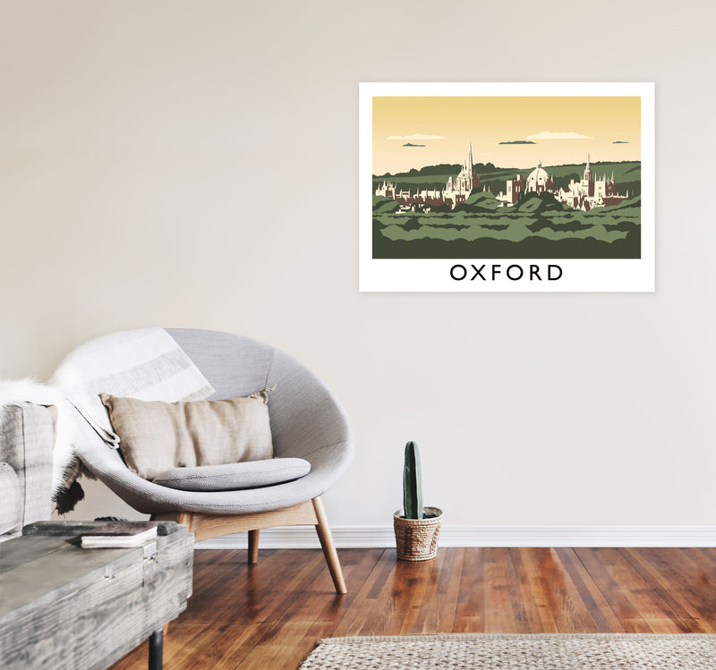 Oxford Art Print by Richard O'Neill, Framed Wall Art A1 Black Frame