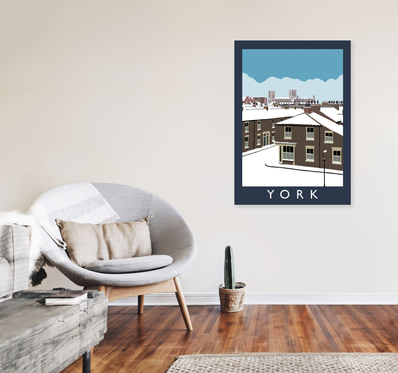 York Digital Art Print by Richard O'Neill, Framed Wall Art A1 Black Frame