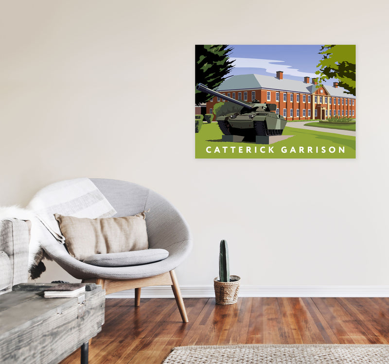 Catterick Garrison by Richard O'Neill A1 Black Frame