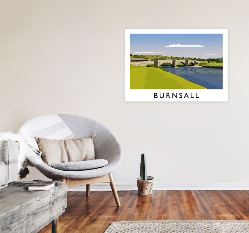 Burnsall by Richard O'Neill A1 Black Frame