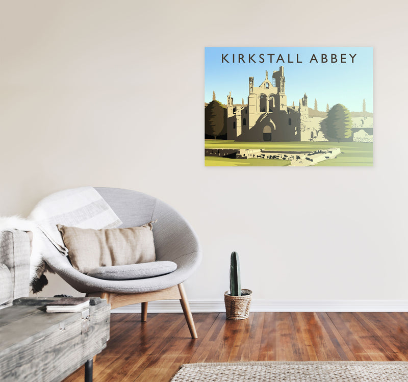 Kirkstall Abbey by Richard O'Neill A1 Black Frame
