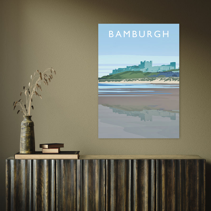 Bamburgh portrait by Richard O'Neill A1 Print Only