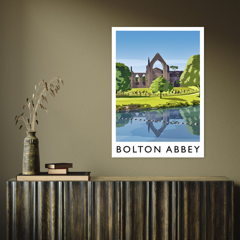 Bolton Abbey portrait by Richard O'Neill A1 Print Only