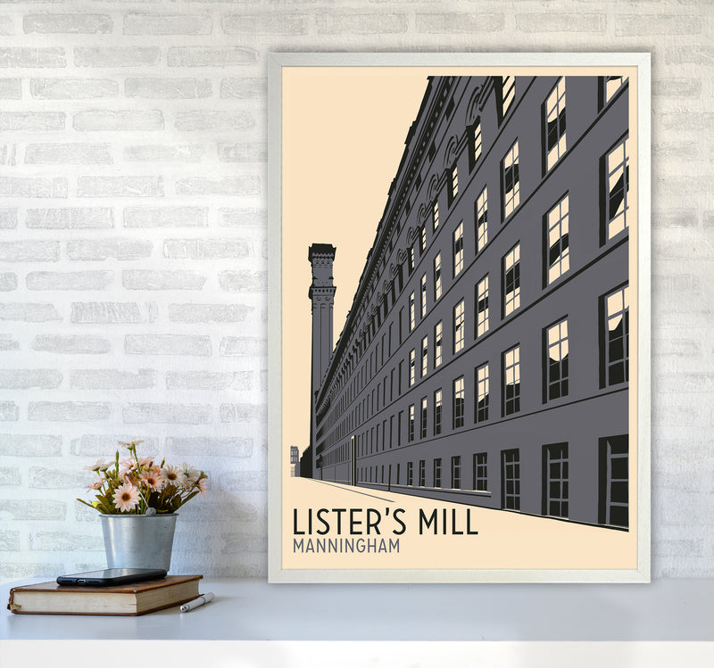 Lister's Mill, Manningham Travel Art Print by Richard O'Neill A1 Oak Frame