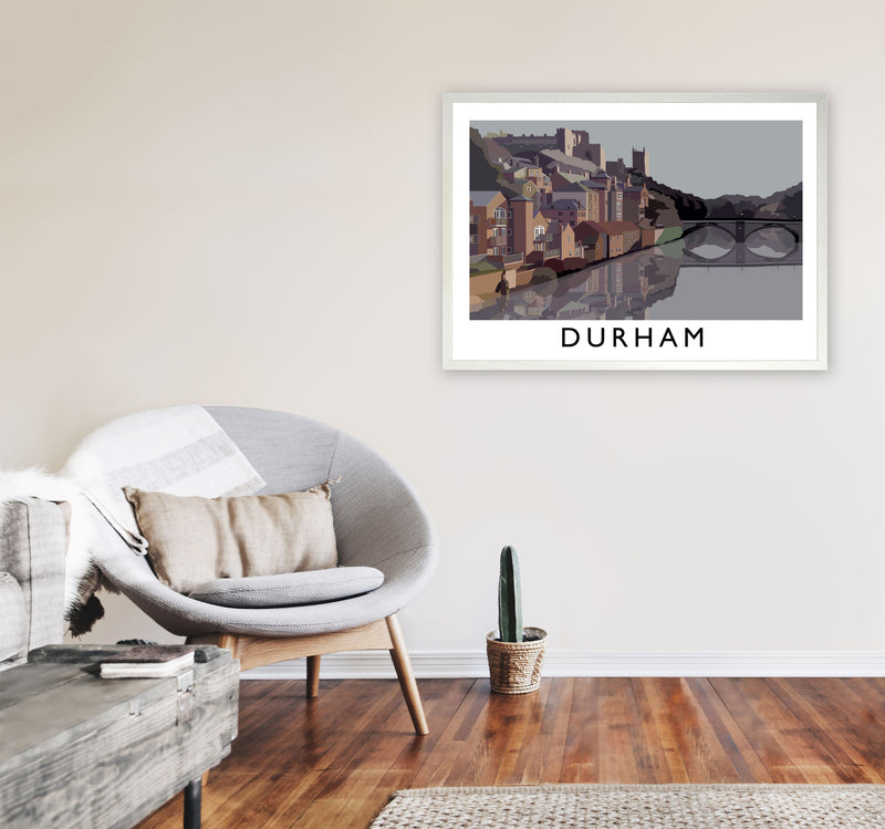 Durham Framed Digital Art Print by Richard O'Neill A1 Oak Frame