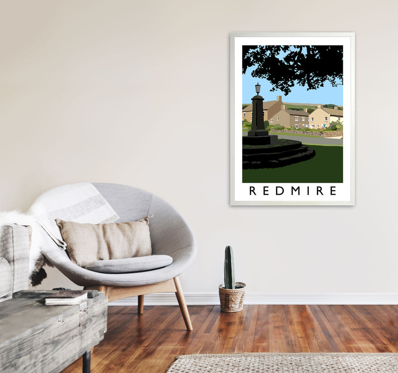 Redmire Art Print by Richard O'Neill A1 Oak Frame