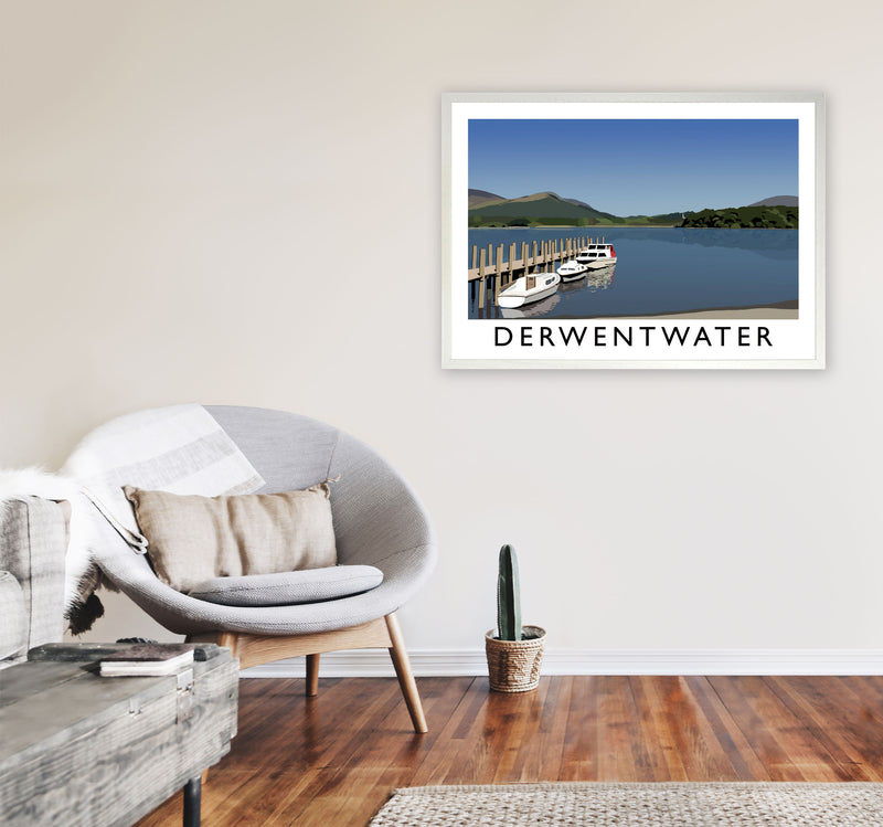 Derwent Water by Richard O'Neill A1 Oak Frame