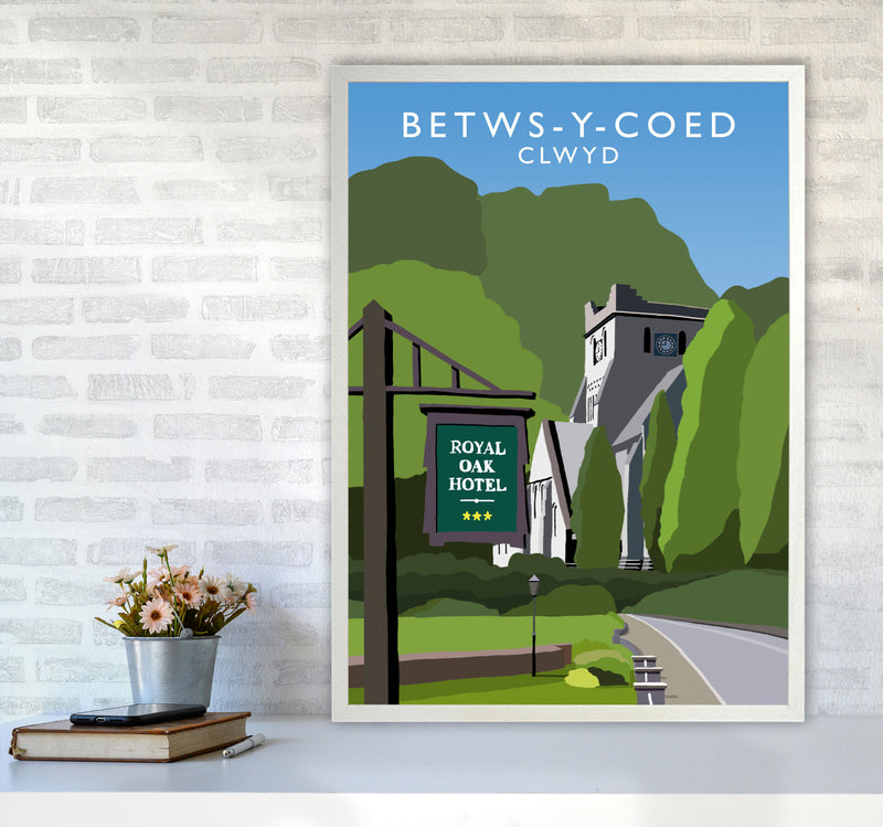 Betws- Y- Coed by Richard O'Neill A1 Oak Frame