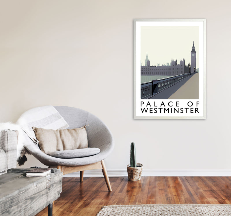 Palace Of Westminster by Richard O'Neill A1 Oak Frame