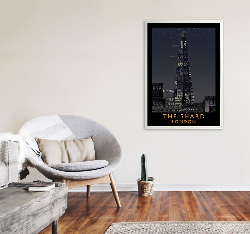 The Shard by Richard O'Neill A1 Oak Frame