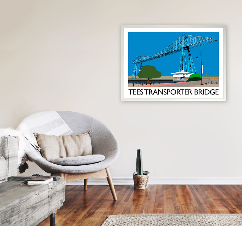 Tees Transporter Bridge by Richard O'Neill A1 Oak Frame