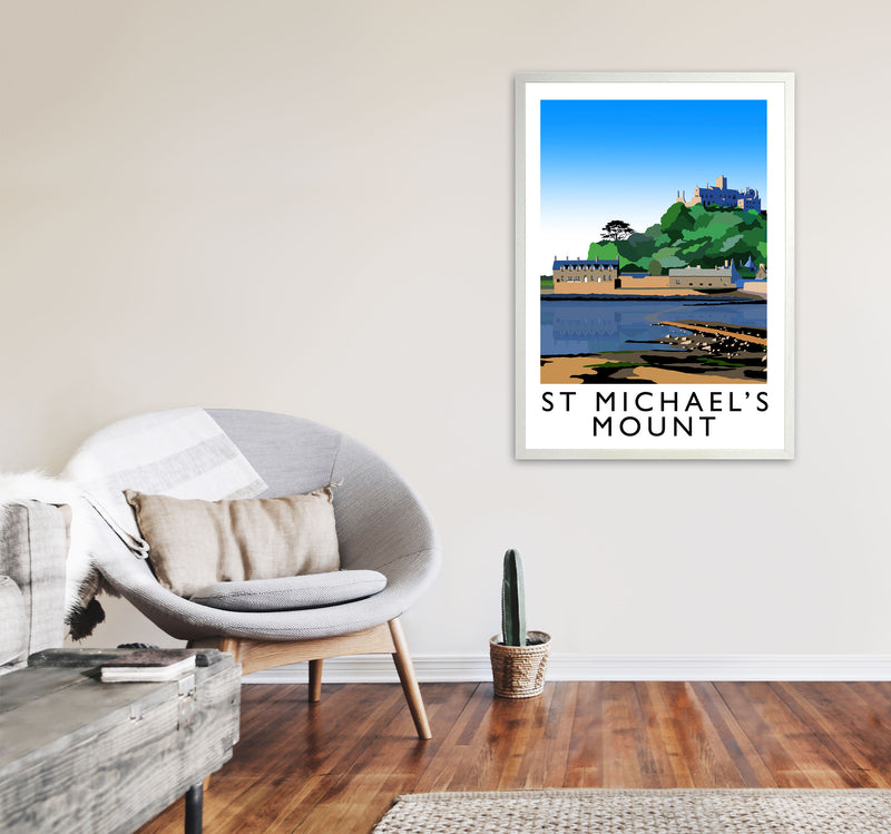 St Michael's Mount by Richard O'Neill A1 Oak Frame