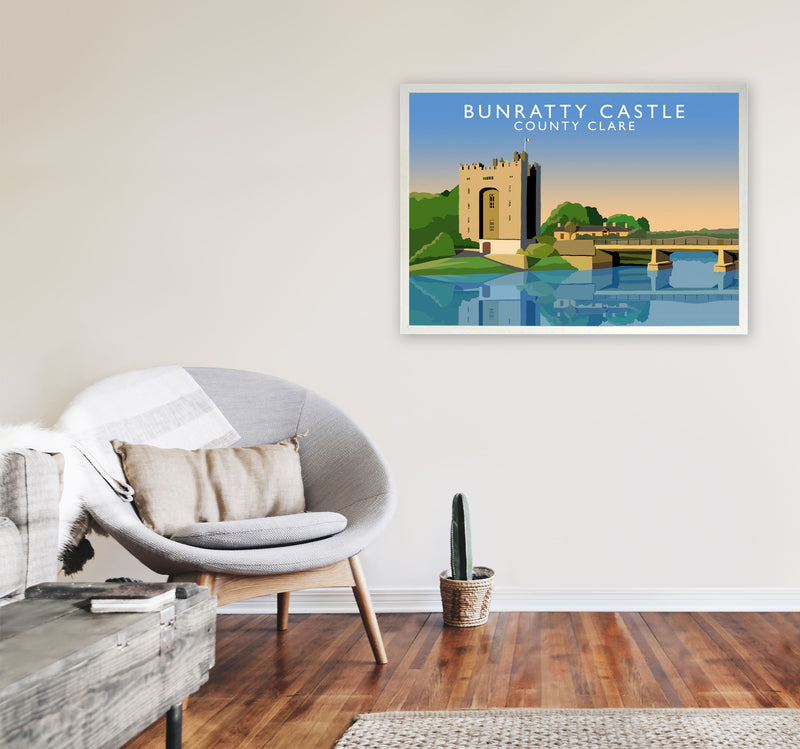 Bunrutty Castle by Richard O'Neill A1 Oak Frame