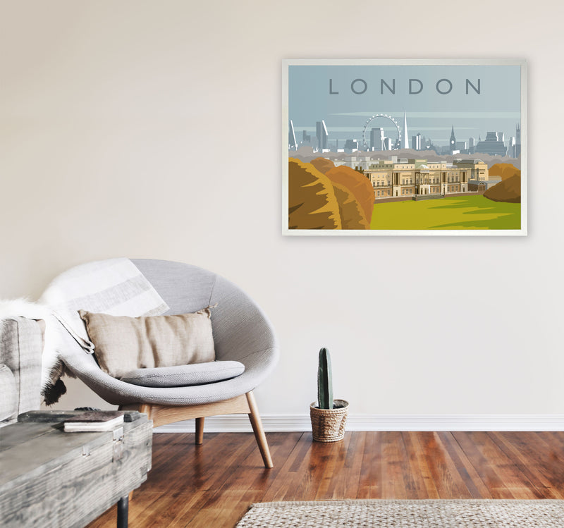 London Art Print by Richard O'Neill A1 Oak Frame