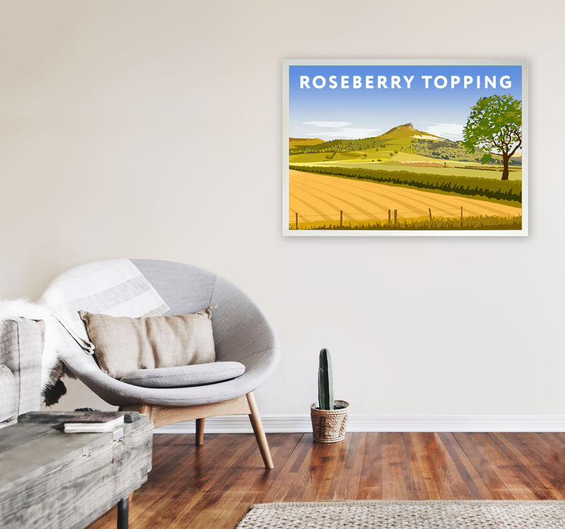 Roseberry Topping2 by Richard O'Neill A1 Oak Frame