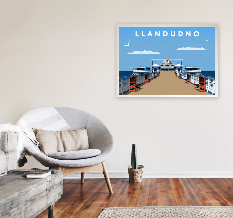 Llandudno by Richard O'Neill A1 Oak Frame