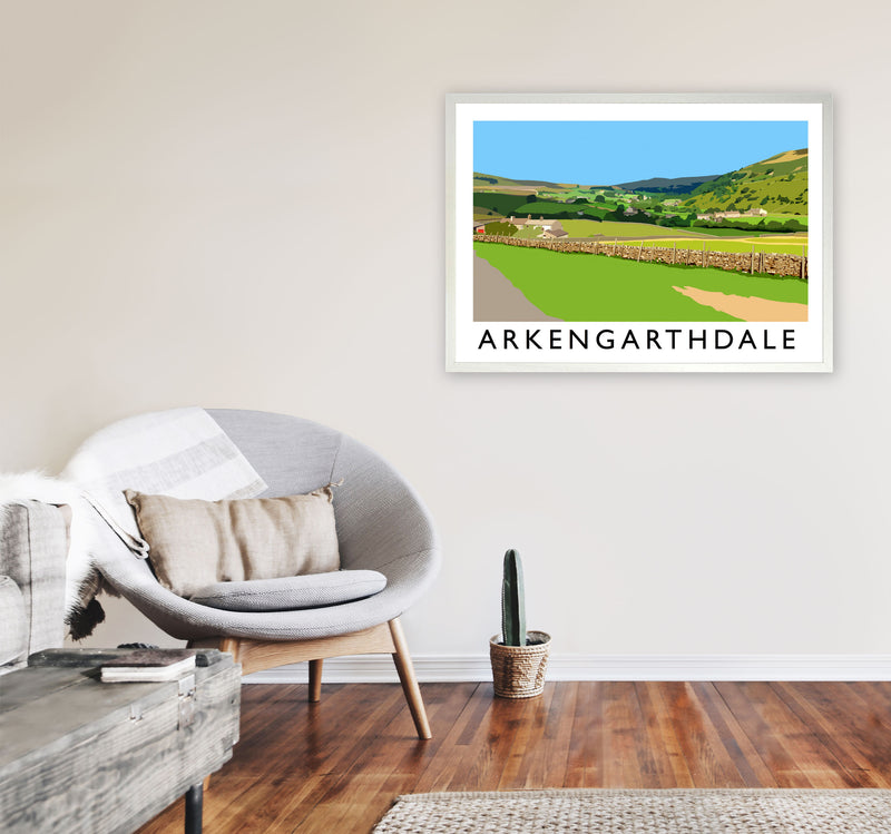 Arkengarthdale by Richard O'Neill A1 Oak Frame