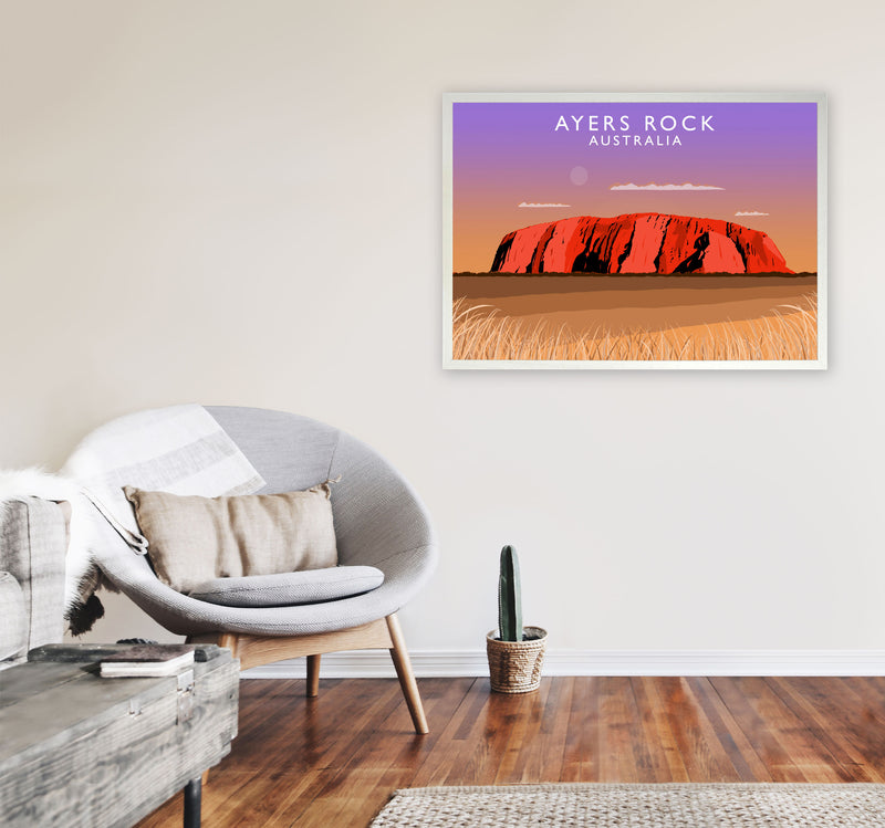 Ayers Rock by Richard O'Neill A1 Oak Frame
