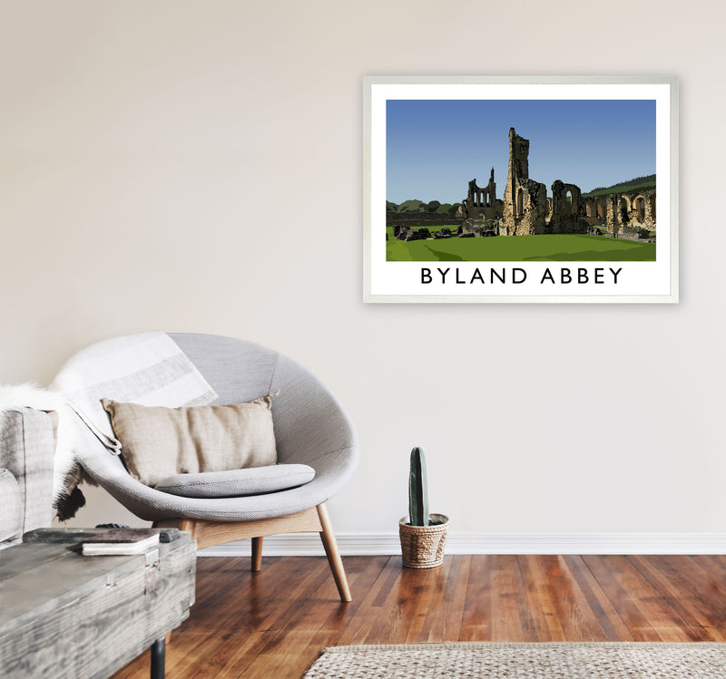 Byland Abbey by Richard O'Neill A1 Oak Frame