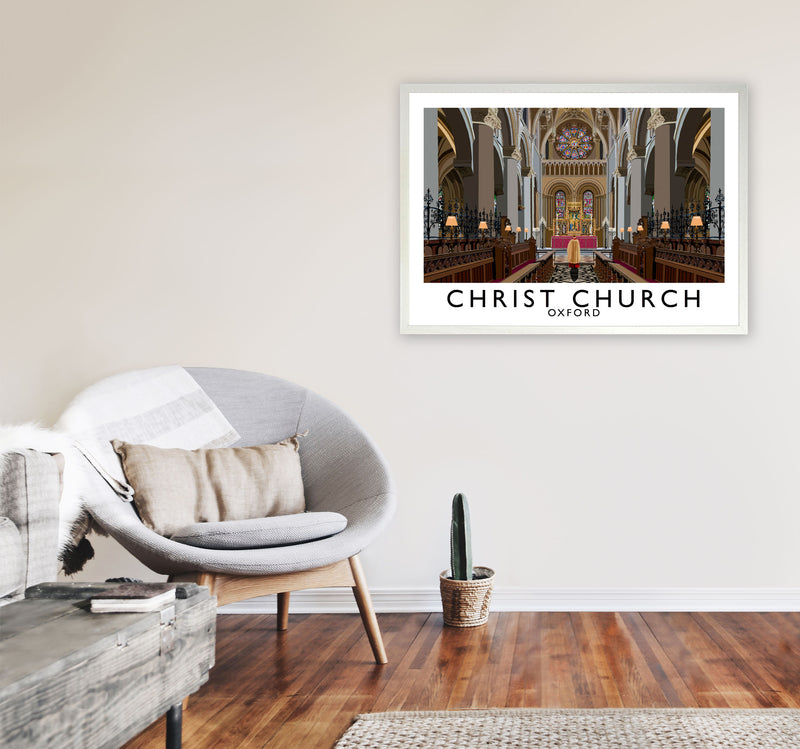 Inside Christ Church by Richard O'Neill A1 Oak Frame