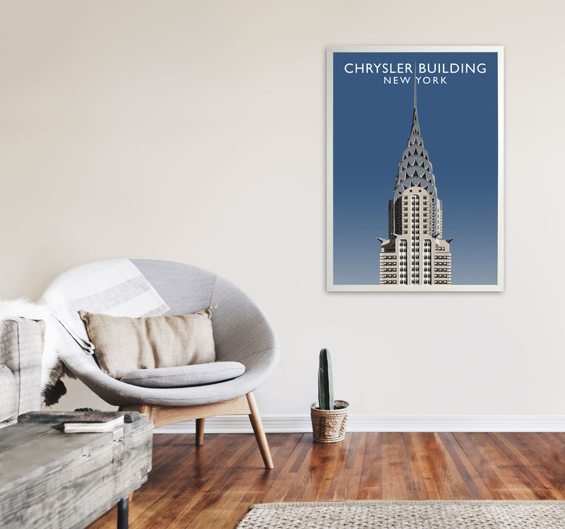 Chrysler Building by Richard O'Neill A1 Oak Frame