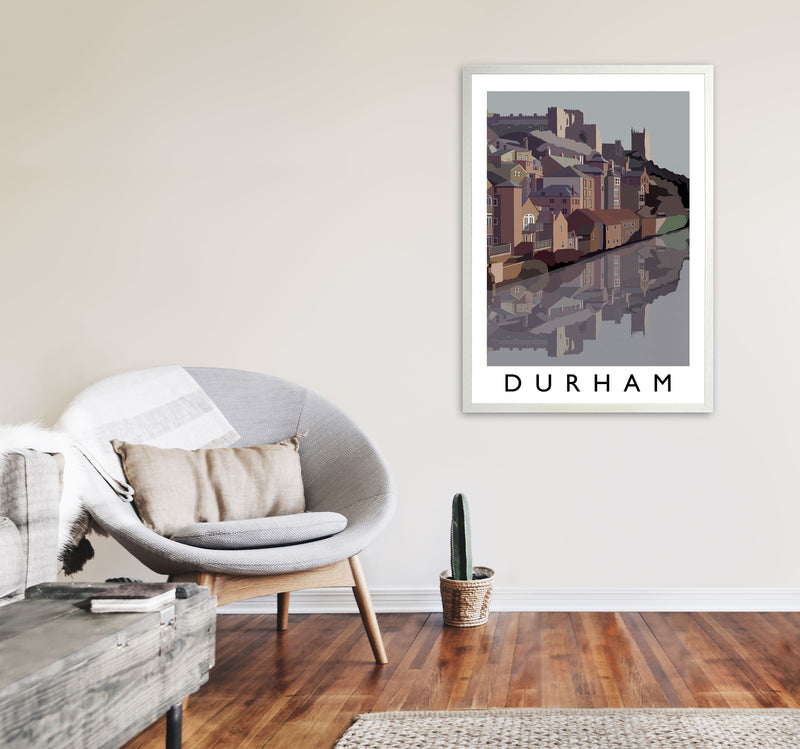 Durham Portrait by Richard O'Neill A1 Oak Frame