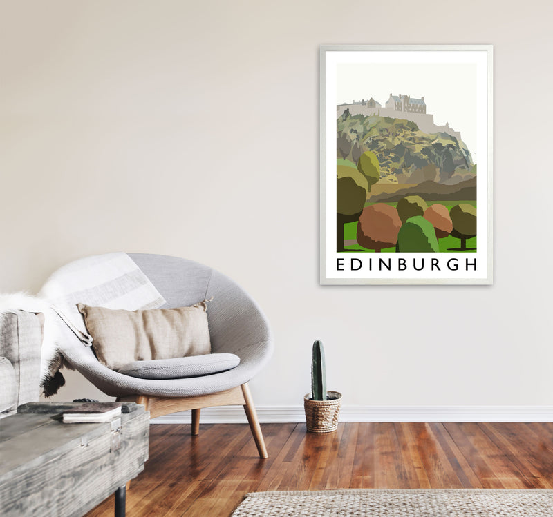 Edinburgh Portrait by Richard O'Neill A1 Oak Frame