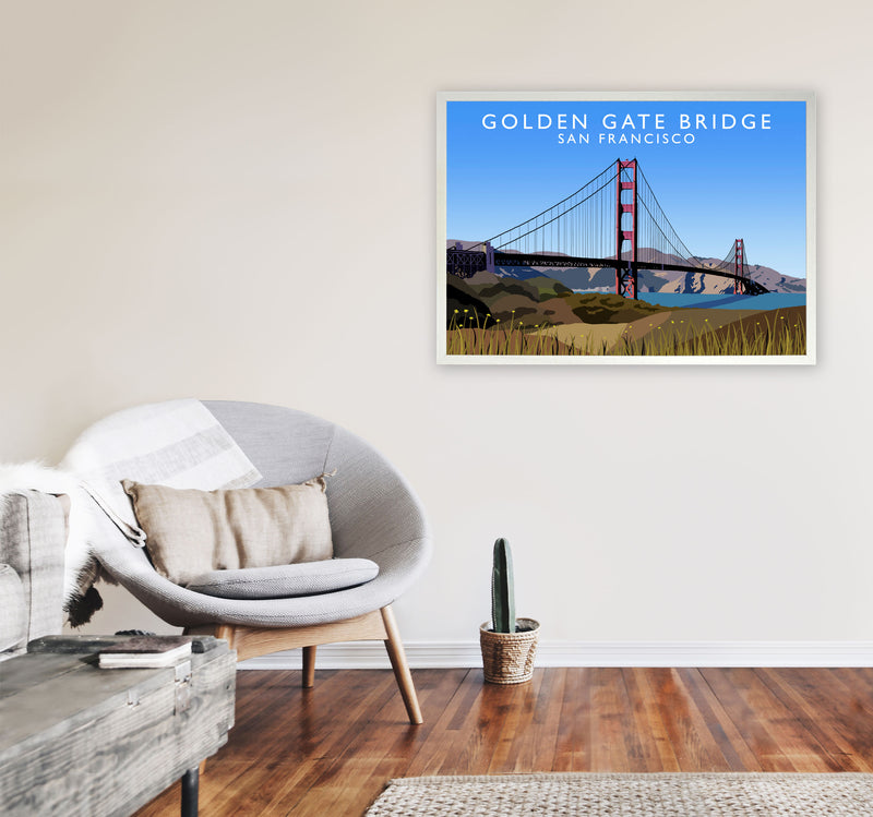 Golden Gate Bridge by Richard O'Neill A1 Oak Frame